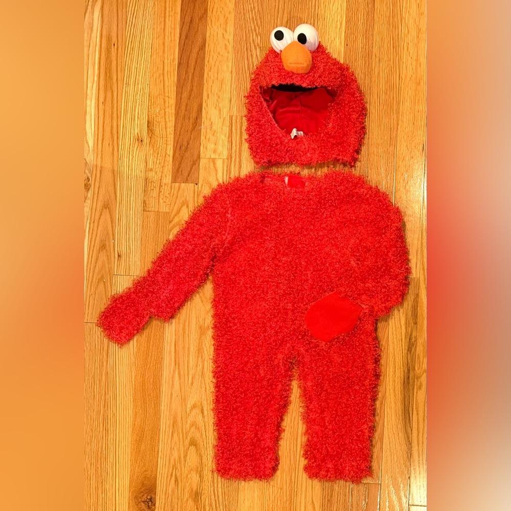 Kids Red Elmo Plush Halloween Costume
